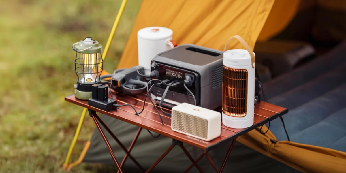 EcoFlow River 3 Plus Powerstation Camping Outdoor Österreich Alpen Einsatz